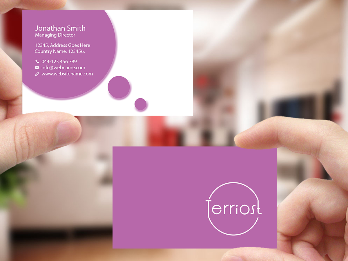 Business Card Design by Creations Box 2015 for this project | Design #11200732
