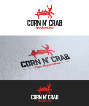 Corn N' Crab / Cajun Seafood House | Logo Design by Sergio Coelho