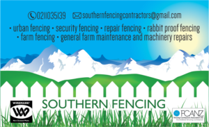 Business Card Design by alhemique1 for Southern fencing ltd | Design: #11244651