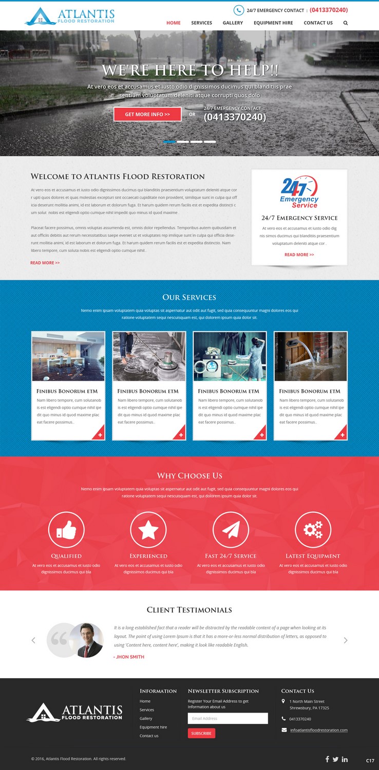 Web Design by pb for this project | Design #11221475