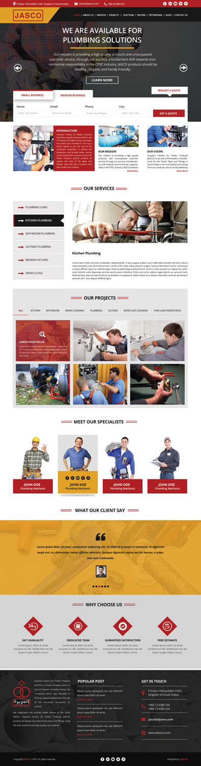 Web Design by Jahid BD for this project | Design #11257432