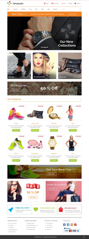 Web Design by pb for 1shopstyle.com | Design: #11209701