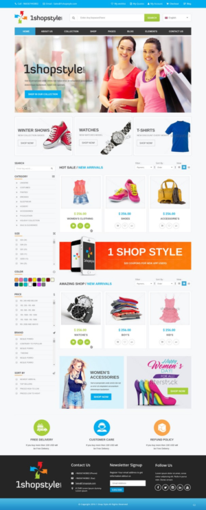 Web Design by pb for 1shopstyle.com | Design: #11214878