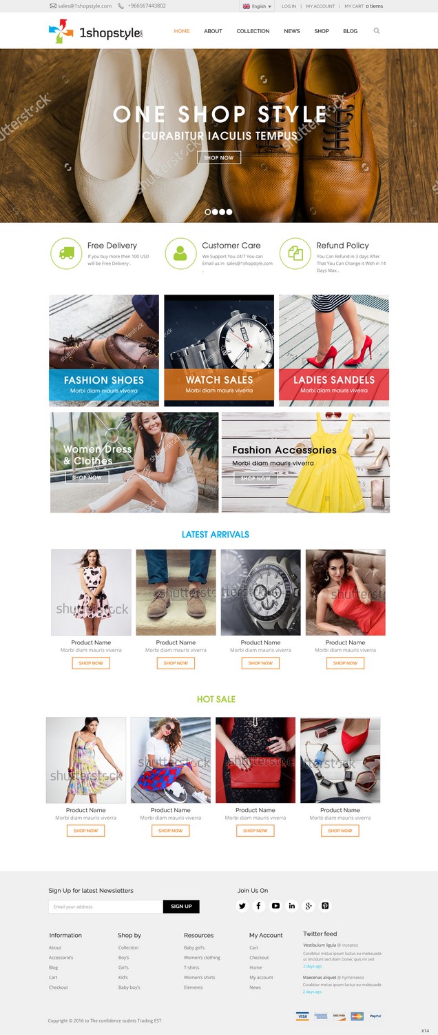 Web Design by pb for 1shopstyle.com | Design #11214882