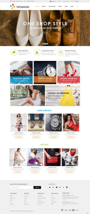 Web Design by pb for 1shopstyle.com | Design: #11214882
