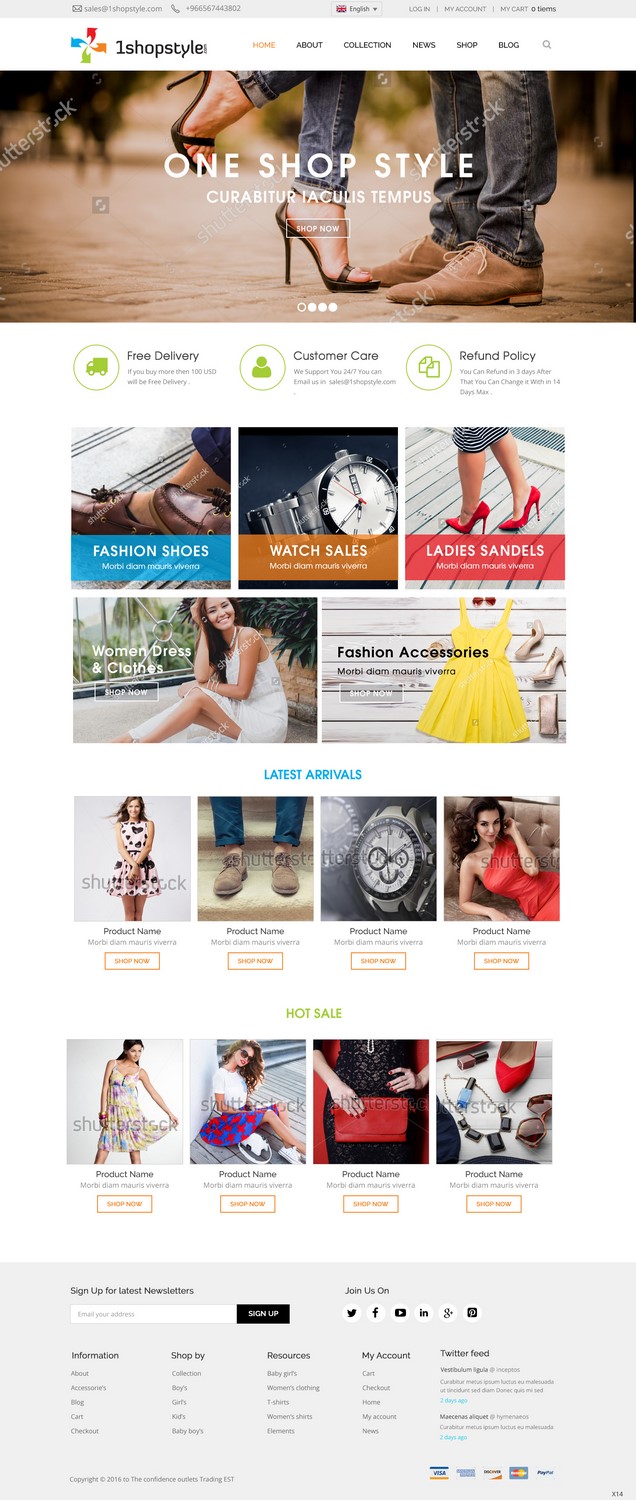 Web Design by pb for 1shopstyle.com | Design #11214883
