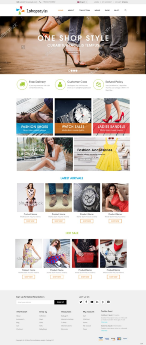 Web Design by pb for 1shopstyle.com | Design: #11214883