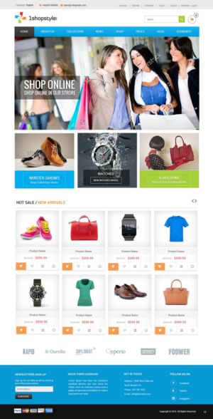 Web Design by pb for 1shopstyle.com | Design: #11221363