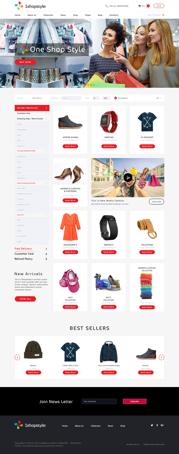 Web Design by the-lion-king for 1shopstyle.com | Design #11210577