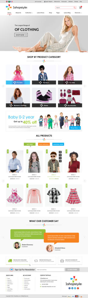 Web Design by Sbss for 1shopstyle.com | Design: #11210460