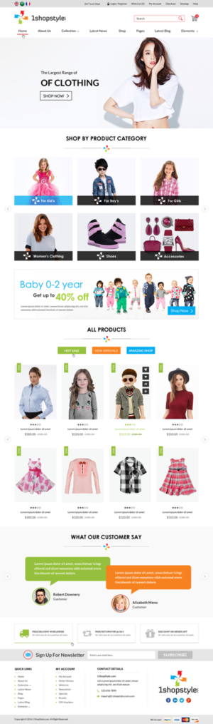 Web Design by Sbss for 1shopstyle.com | Design: #11210461