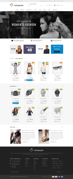 Web Design by Sbss for 1shopstyle.com | Design: #11210462