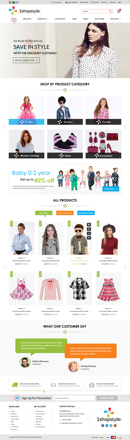 Web Design by Sbss for 1shopstyle.com | Design #11210463