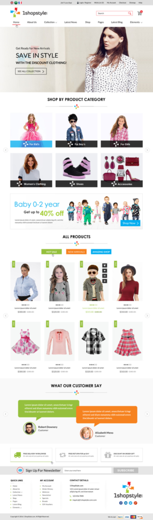 Web Design by Sbss for 1shopstyle.com | Design: #11210463