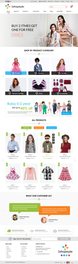 Web Design by Sbss for 1shopstyle.com | Design: #11210464