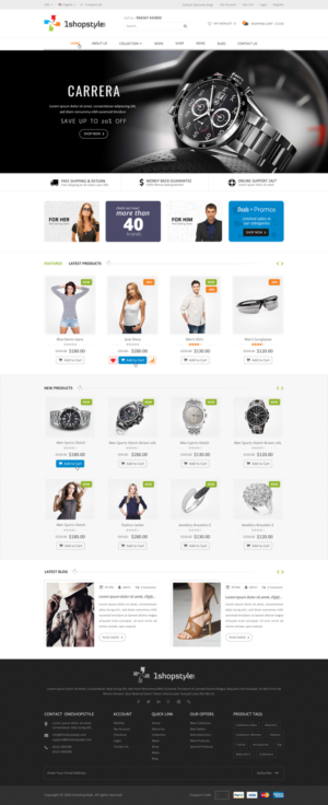 Web Design by Sbss for 1shopstyle.com | Design: #11210488