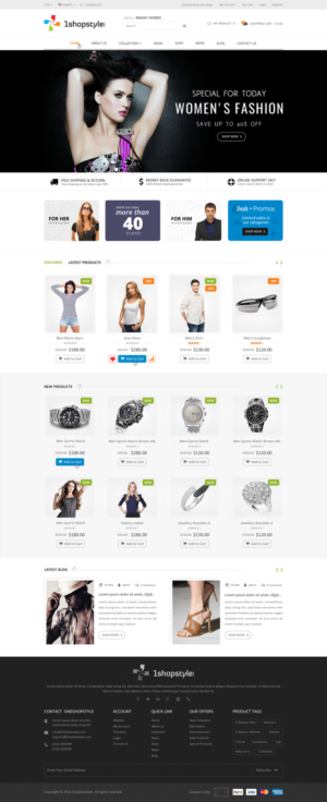 Web Design by Sbss for 1shopstyle.com | Design: #11210492