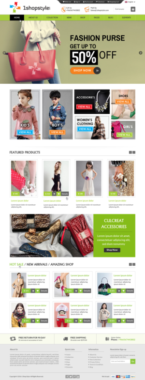 Web Design by Sbss for 1shopstyle.com | Design: #11210512