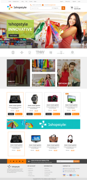 Web-Design von Xclusive Designers für 1shopstyle.com | Design: #11208816