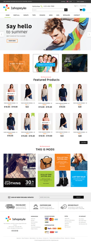 Web-Design von Xclusive Designers für 1shopstyle.com | Design: #11246916