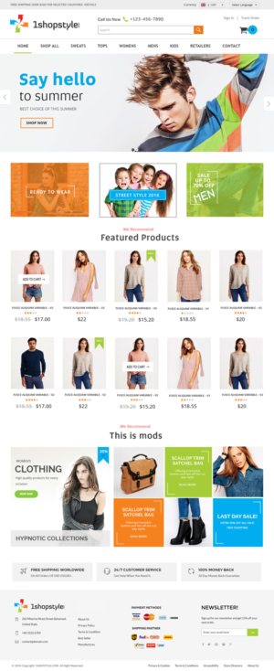 Web Design by Xclusive Designers for 1shopstyle.com | Design #11250814