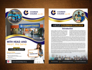 Brochure Design by creative.bugs for Coleman College | Design: #11206388