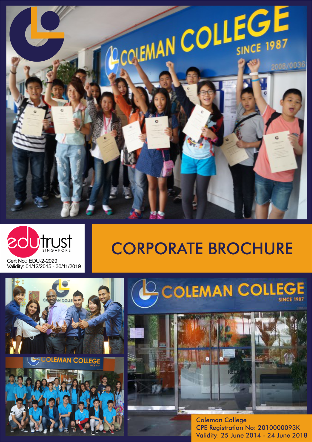 Diseño de Brochure por Yentl Andrews para Coleman College | Diseño #11219403