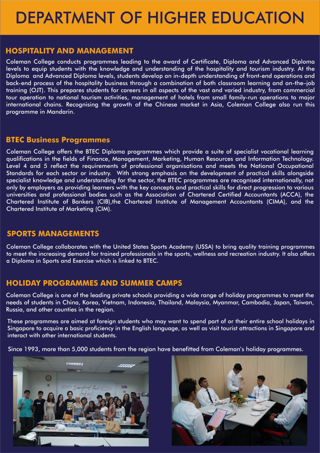 Diseño de Brochure por Yentl Andrews para Coleman College | Diseño #11219430