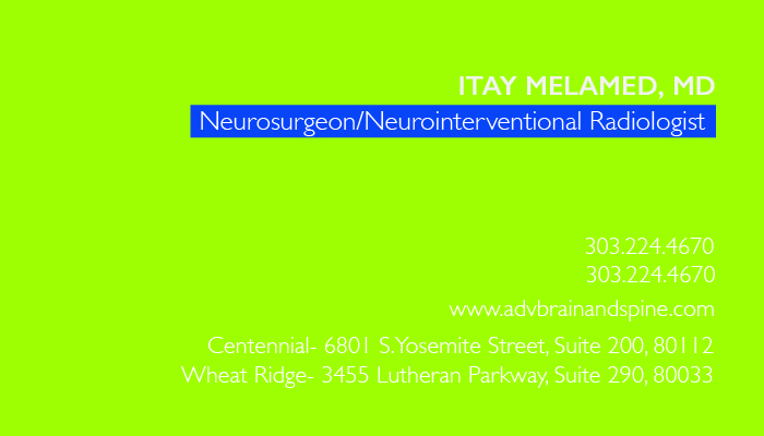 Business Card Design by CallmePAUL for Advanced Brain & Spine | Design #11206859