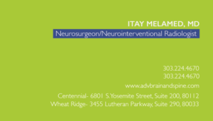 Business Card Design by CallmePAUL for Advanced Brain & Spine | Design: #11206859