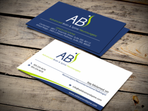 Business Card Design by SKYdesign for Advanced Brain & Spine | Design: #11211958
