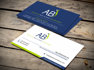 Business Card Design by SKYdesign for Advanced Brain & Spine | Design: #11211960