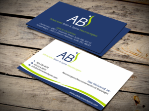 Business Card Design by SKYdesign for Advanced Brain & Spine | Design: #11211967