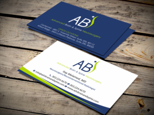 Business Card Design by SKYdesign for Advanced Brain & Spine | Design: #11211979