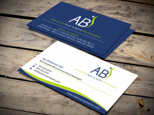 Business Card Design by SKYdesign for Advanced Brain & Spine | Design: #11231021