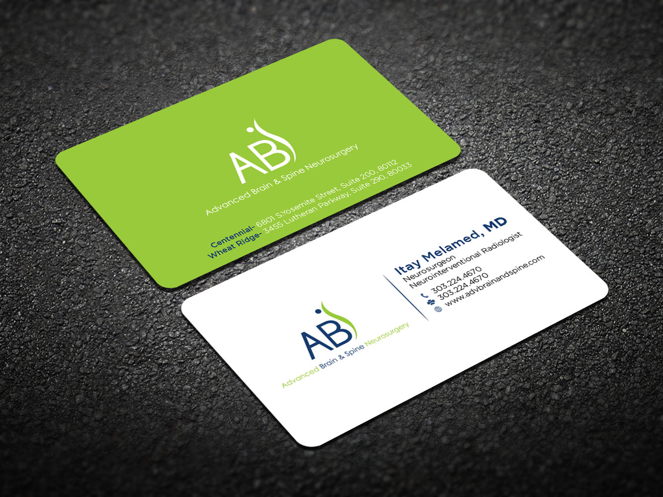 Business Card Design by Verified artistry for Advanced Brain & Spine | Design #11215151