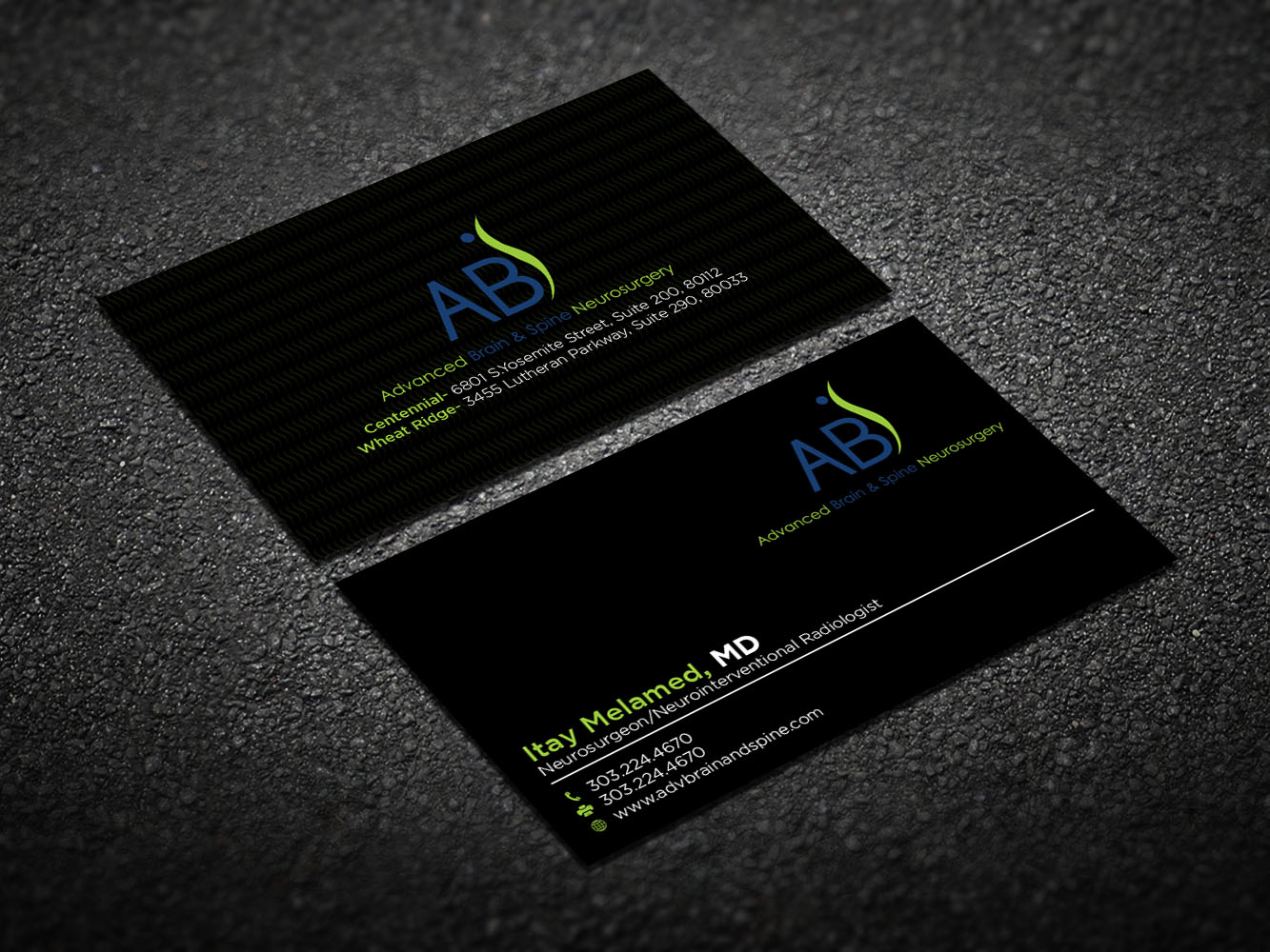 Business Card Design by Verified artistry for Advanced Brain & Spine | Design #11215152