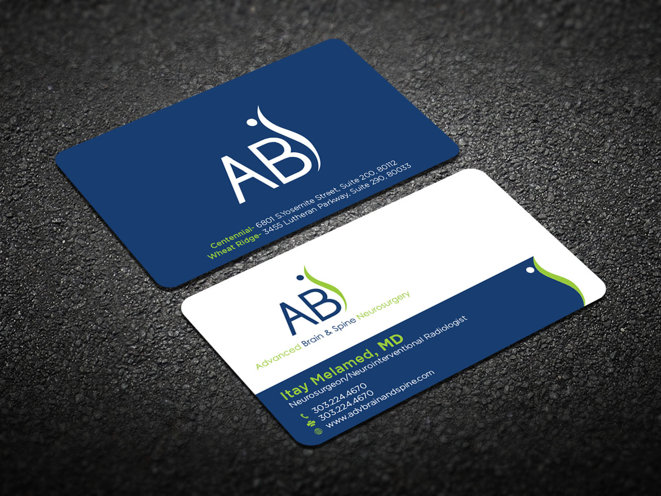Business Card Design by Verified artistry for Advanced Brain & Spine | Design #11215157