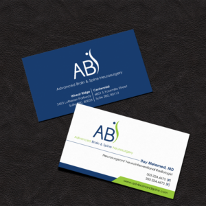 Business Card Design by Grafactory for Advanced Brain & Spine | Design: #11211224