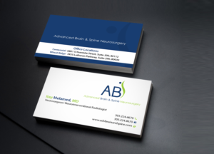 Business Card Design by Creations Box 2015 for Advanced Brain & Spine | Design: #11212937