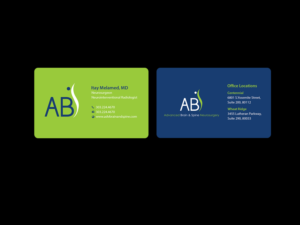 Business Card Design by Creations Box 2015 for Advanced Brain & Spine | Design: #11212940