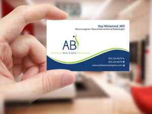Business Card Design by Creations Box 2015 for Advanced Brain & Spine | Design: #11212952