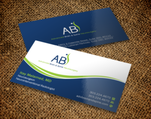 Business Card Design by Brand aid for Advanced Brain & Spine | Design: #11222043