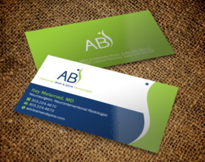 Business Card Design by Brand aid for Advanced Brain & Spine | Design: #11222047