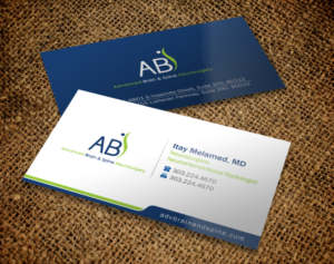 Business Card Design by Brand aid for Advanced Brain & Spine | Design: #11240066
