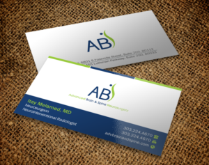Business Card Design by Brand aid for Advanced Brain & Spine | Design #11240069
