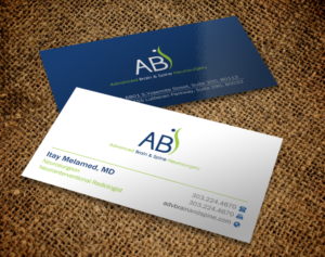 Business Card Design by Brand aid for Advanced Brain & Spine | Design: #11240070