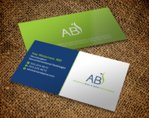 Business Card Design by Brand aid for Advanced Brain & Spine | Design: #11240072