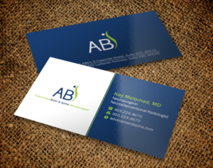 Business Card Design by Brand aid for Advanced Brain & Spine | Design: #11240074