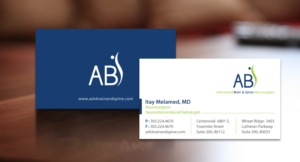 Business Card Design by chandrayaan.creative for Advanced Brain & Spine | Design: #11208033